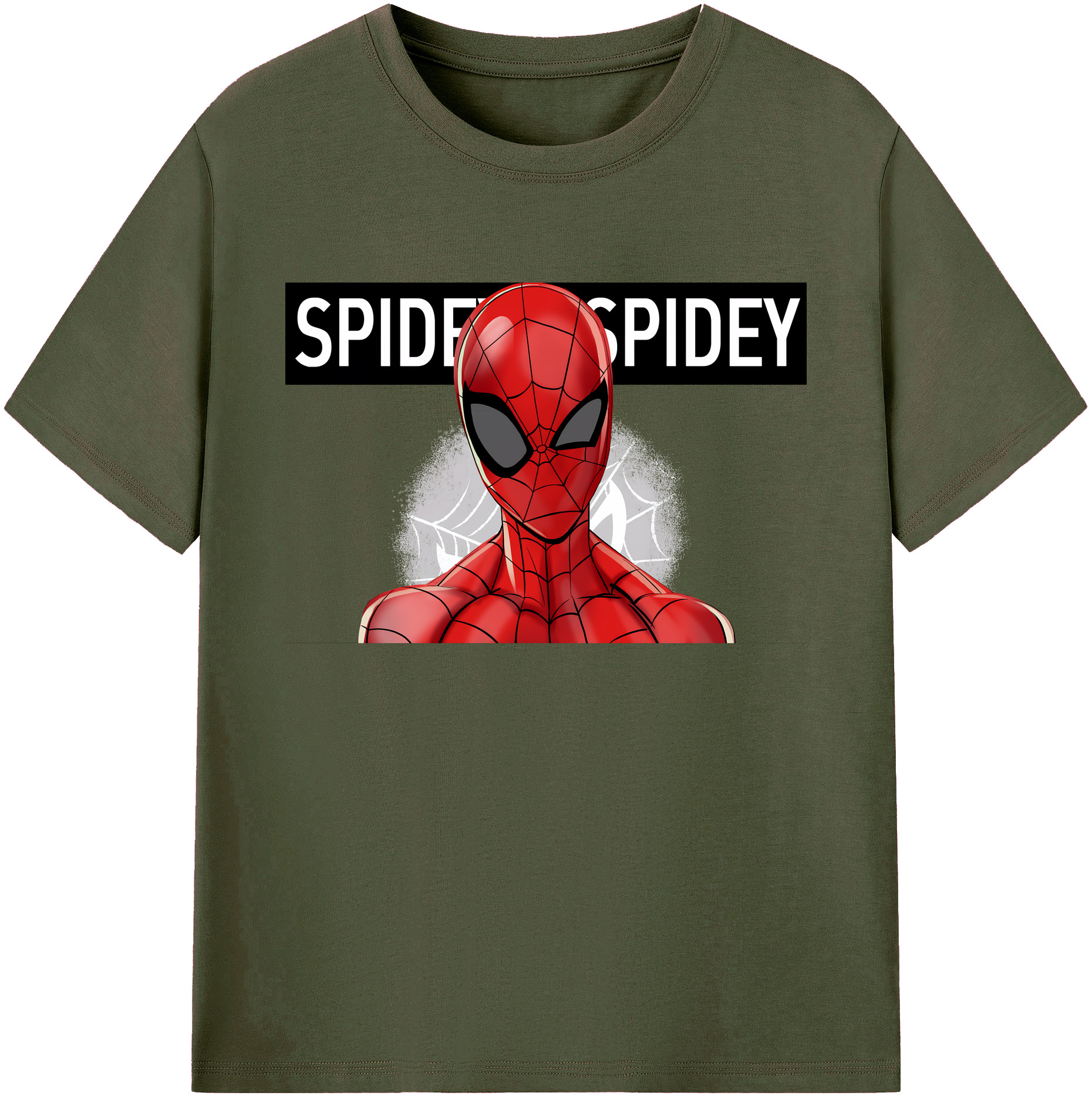 （画像用） Spider Man スパイダーマン 綿100％ メンズ半袖Tシャツ｜肌触りやわらか＆通気性